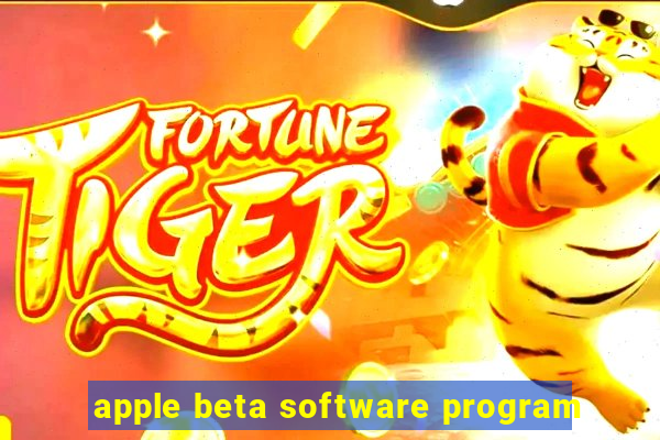 apple beta software program